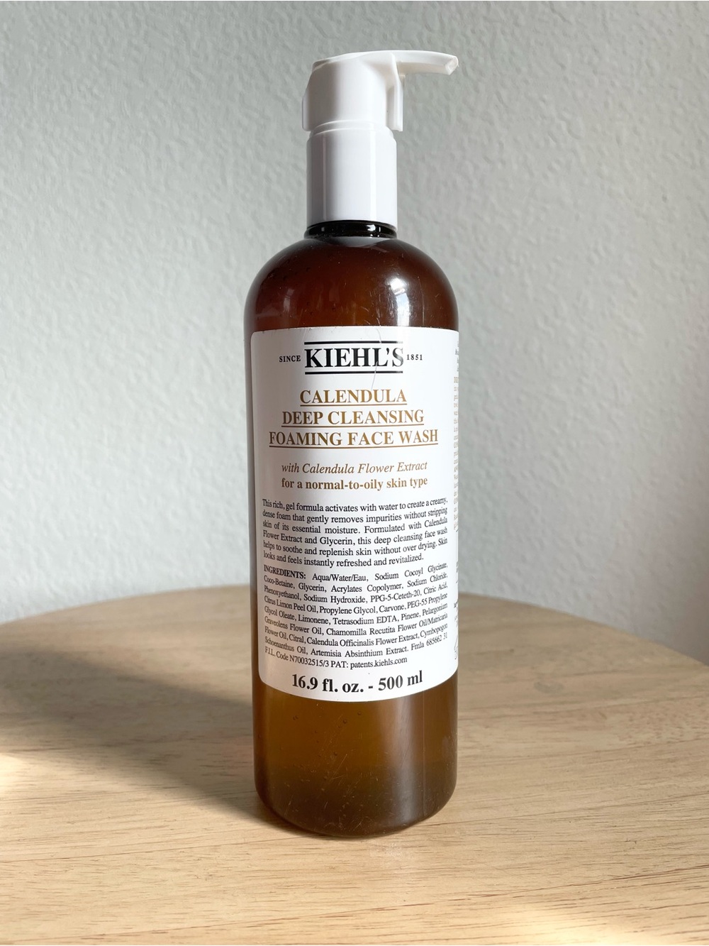 Kiehl’s Calendula Deep Cleansing Foaming Face Wash 16.9 fl oz